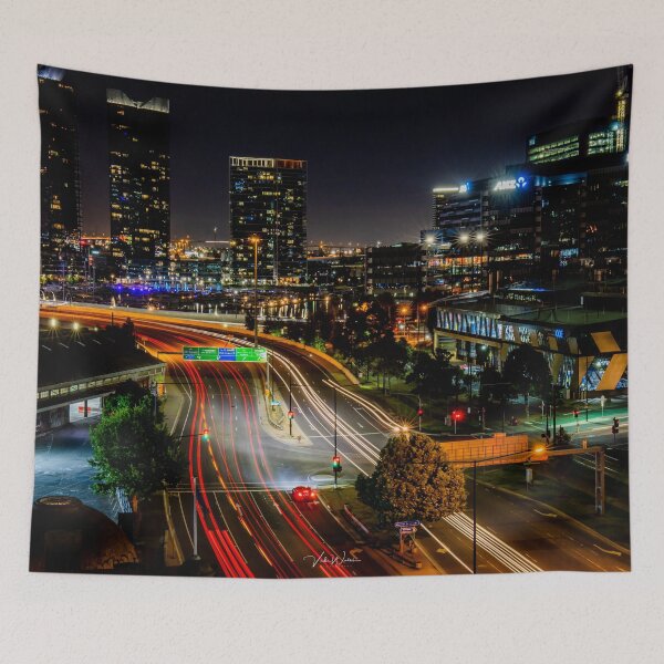 Item preview, Light Trails at Melbourne Docklands, Victoria, Australia designed and sold by Vicki Walsh.