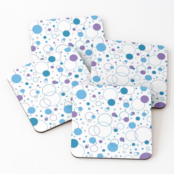 Item preview, Cute Water Bubbles Summer Pattern Mask Dress Decor designed and sold by Yasmeen Refai.