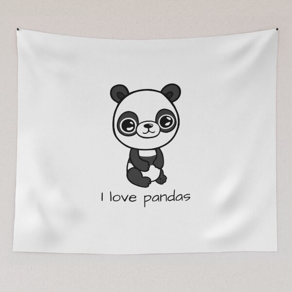 Item preview, I love Pandas designed and sold by jakezbontar.