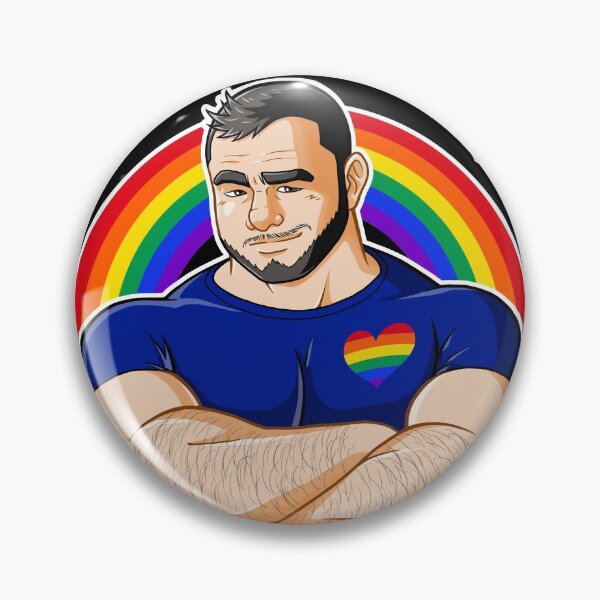 Item preview, HIRO LIKES CROSSING ARMS - GAY PRIDE designed and sold by bobobear.