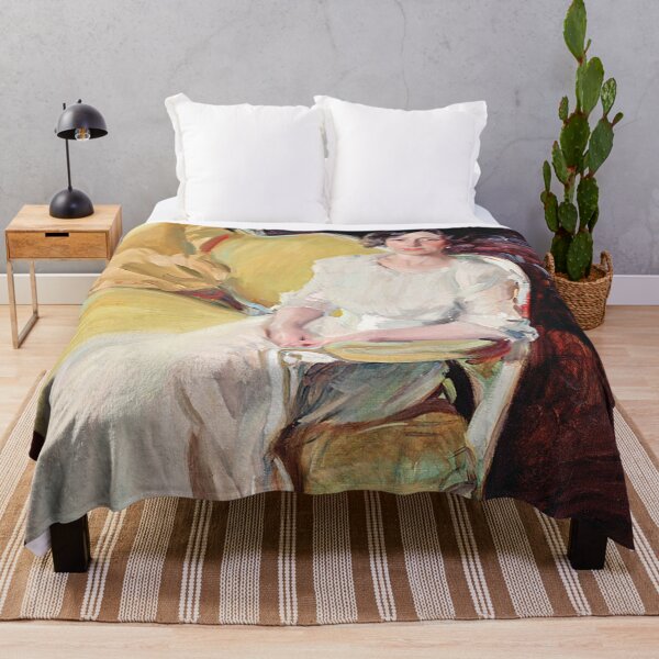 Item preview, Joaquín Sorolla - Clotilde seated on the Sofa designed and sold by Impressionist Masters.