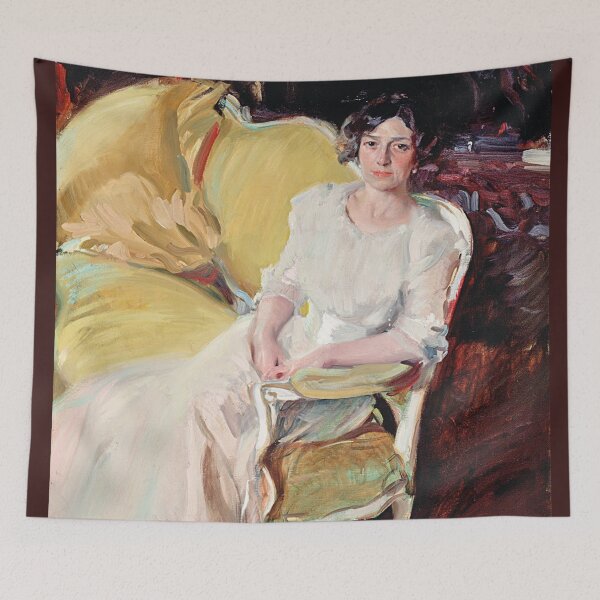 Item preview, Joaquín Sorolla - Clotilde seated on the Sofa designed and sold by Impressionist Masters.
