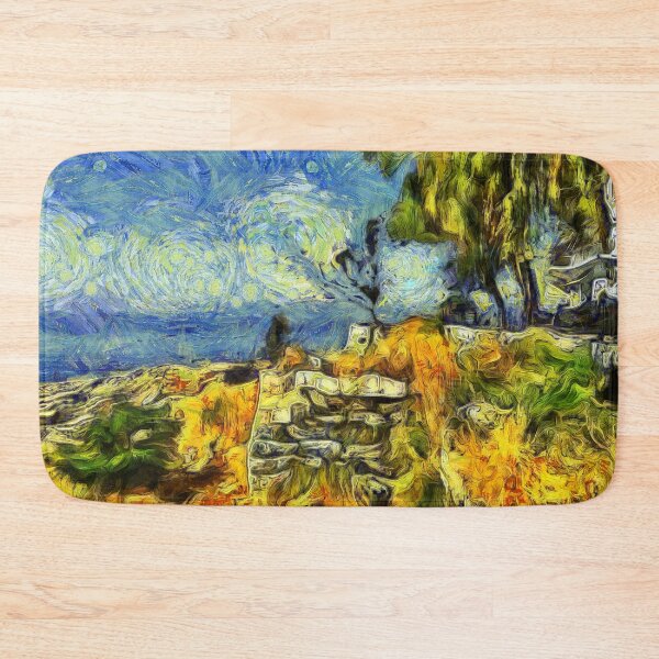 Item preview, Grassy Shore in Piraeus Greece KPA designed and sold by karynpeters.