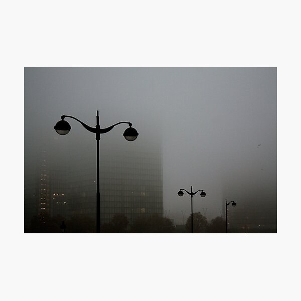 Alone Together ....... on a Misty day.... Tribute to Chet Baker... Photographic Print
