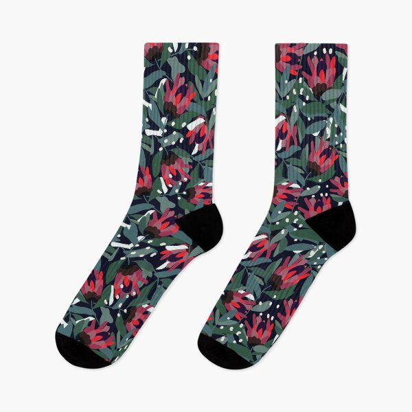 Item preview, Colorful floral flower leaves pattern designed and sold by Illutino.