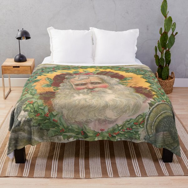 Item preview, Vintage Santa Claus Illustration, 1800s designed and sold by Vintage Wall Art.