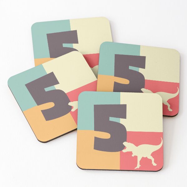 Item preview, 5. Dinosaurs Vintage | for the fifth birthday for child designed and sold by wunderfamily.