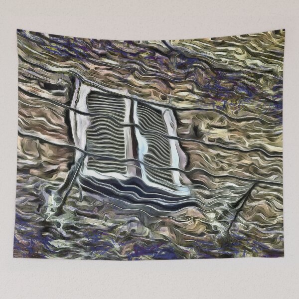 Item preview, Mud Brick House Window Luxor Egypt KPA designed and sold by karynpeters.