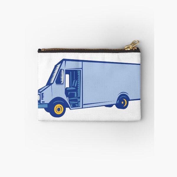 Item preview, Delivery Van Side Woodcut designed and sold by patrimonio.