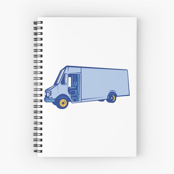 Item preview, Delivery Van Side Woodcut designed and sold by patrimonio.