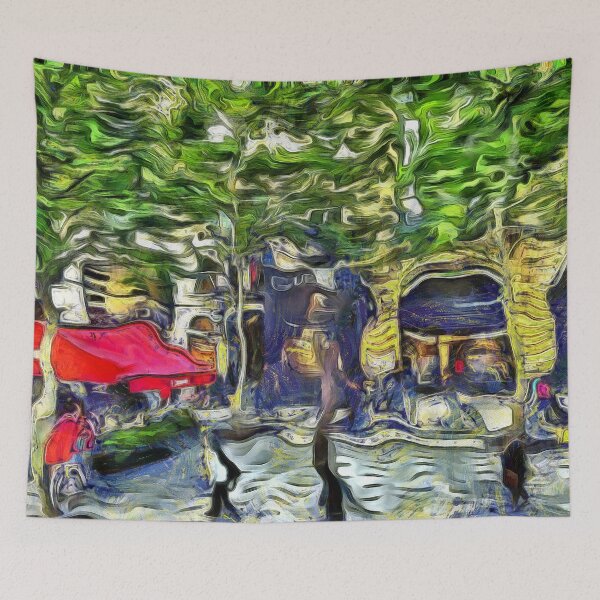 Item preview, Paris France Sidewalk in Summer KPA designed and sold by karynpeters.