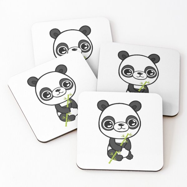 Item preview, Happy Panda with bamboo designed and sold by jakezbontar.
