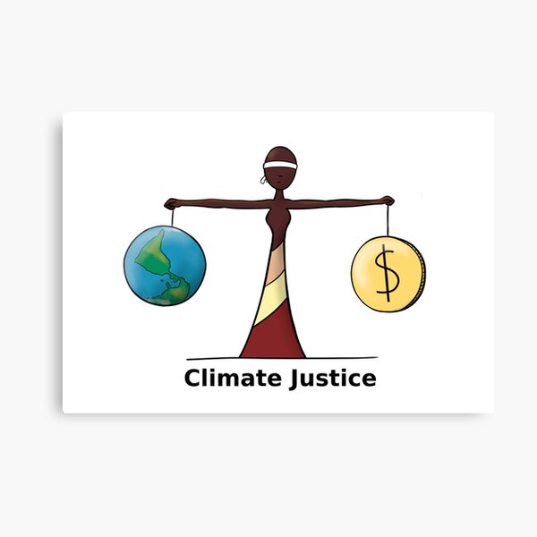 Climate Justice - EN Canvas Print