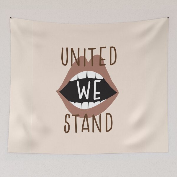 Item preview, United we Stand-Quote and Illustration designed and sold by Sudevi.