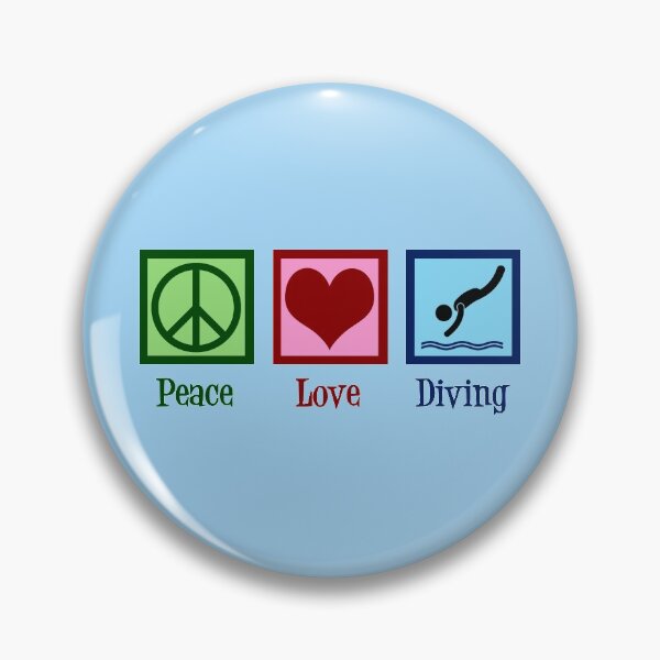 Item preview, Peace Love Diving designed and sold by Epic Love Designs.