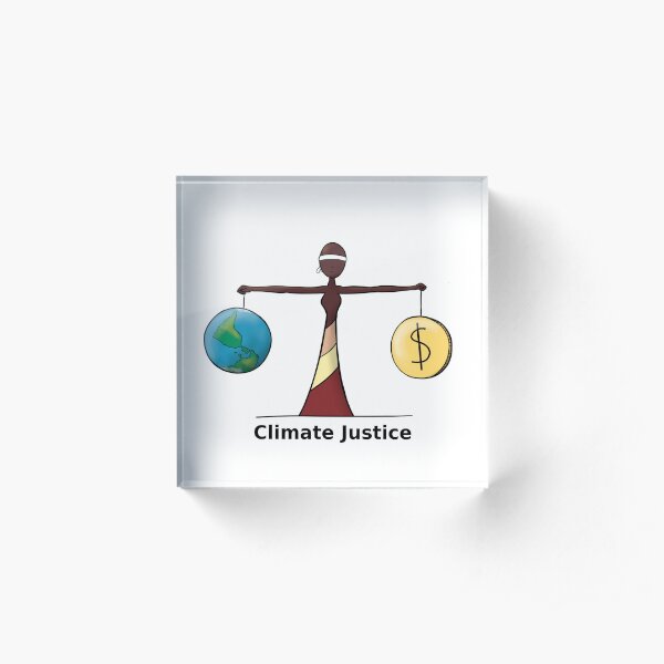 Climate Justice - EN Acrylic Block