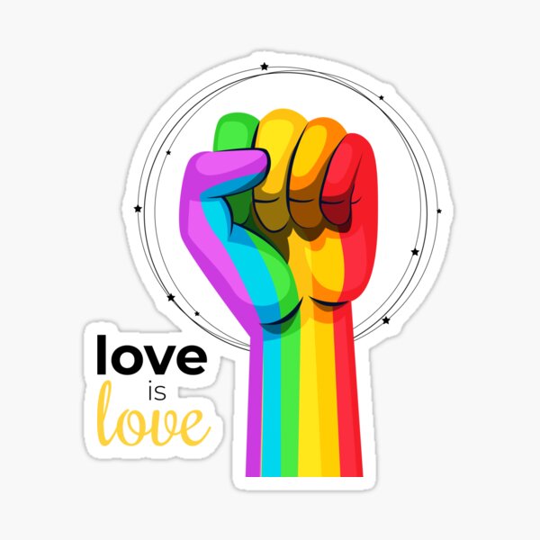 Artikel-Vorschau von Liebe ist Liebe! - Ein süßes und farbenfrohes Geschenk für einen LGBT-Aktivisten während des Stolzmonats!, designt und verkauft von utaini.