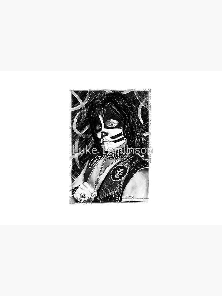 Catman - Ink Original (Black and White) by lucafon18