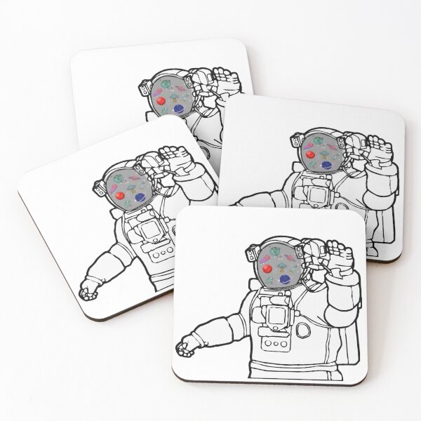 Item preview, Metaphoric and Aesthetic Astronaut Drawing designed and sold by Dennoir.