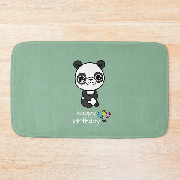 Item preview, Happy Birthday - Panda with balloons  designed and sold by jakezbontar.