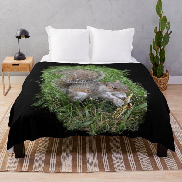 Item preview, Kenny G Squirrel  (Black Background) designed and sold by Lanis Rossi.