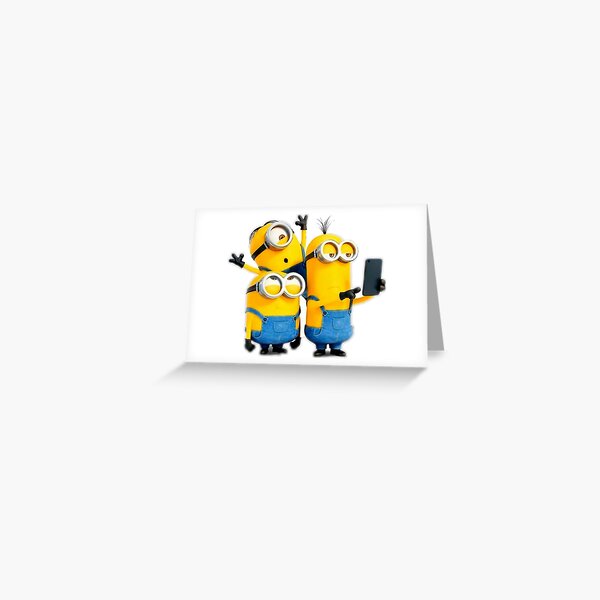 Minion Greeting Card by Matcreator