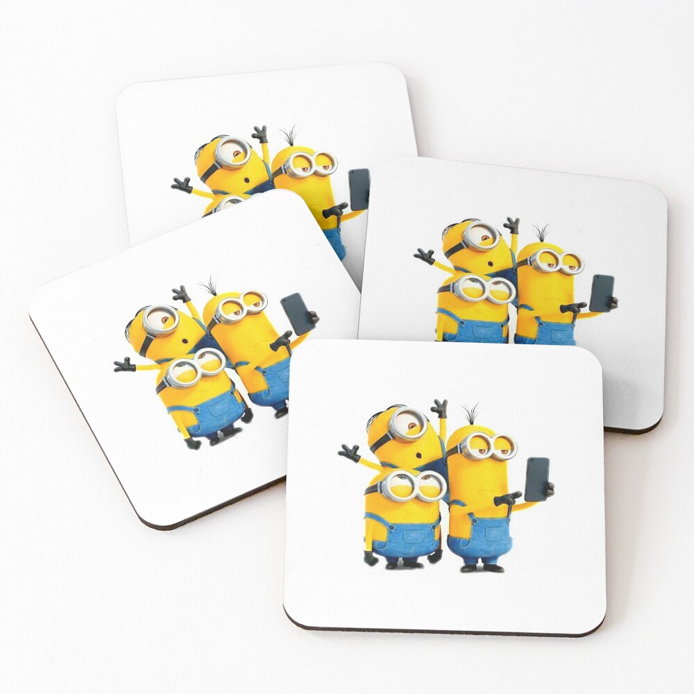 Minion Coasters (Set of 4) by Matcreator