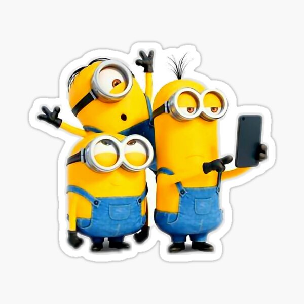 Minion Sticker For Sale By Matcreator Redbubble