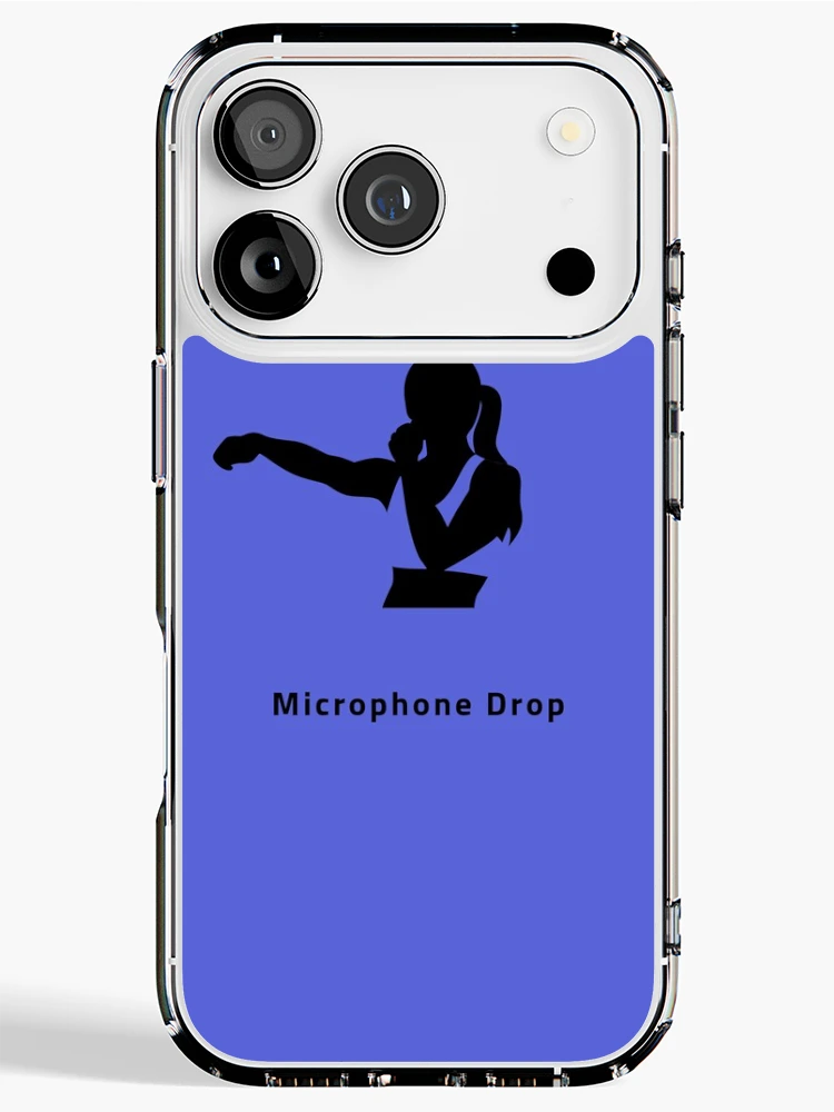 Thumbnail 1 of 5, iPhone Case, Microphone Drop designed and sold by DifferenceMaker.