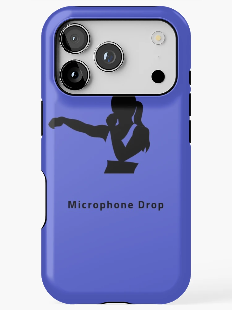 Thumbnail 1 of 4, iPhone Case, Microphone Drop designed and sold by DifferenceMaker.