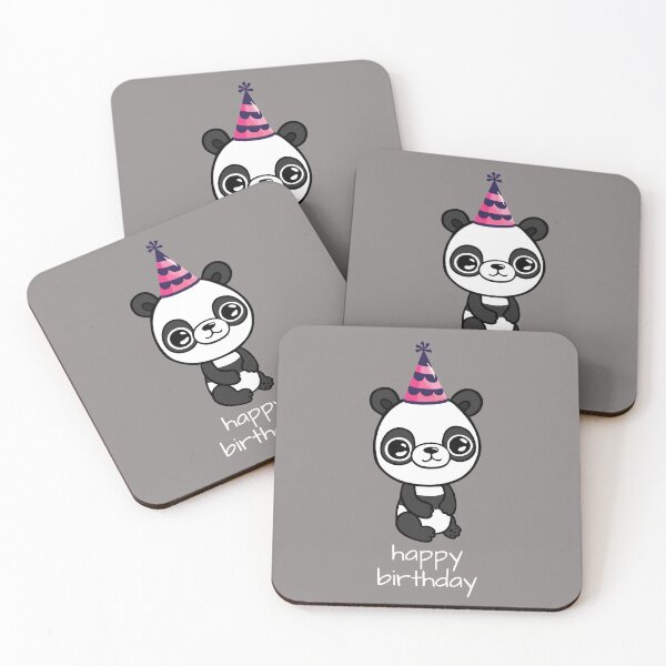 Item preview, Happy Birthday Cute Panda designed and sold by jakezbontar.