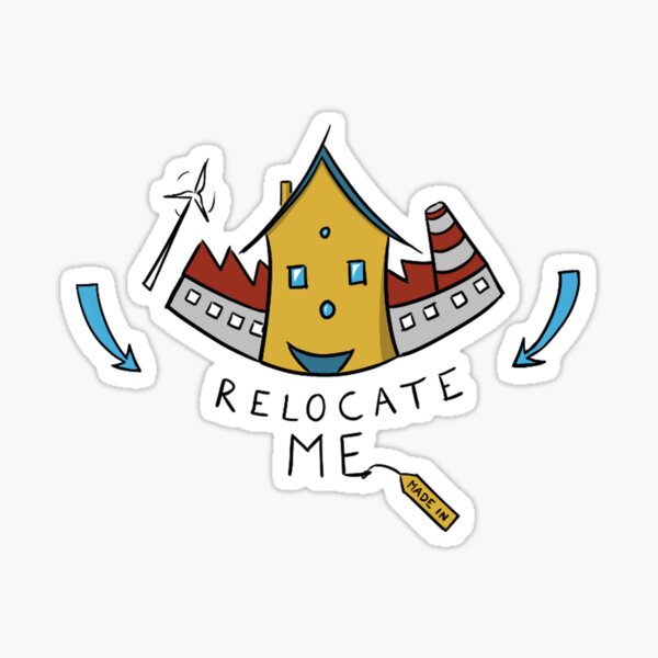 Relocate Me - EN Sticker