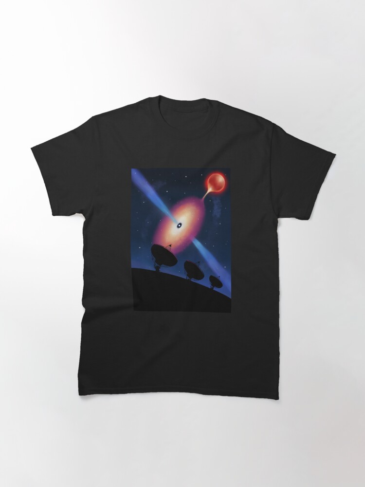 Alternate view of Radio telescopes and a neutron star Classic T-Shirt