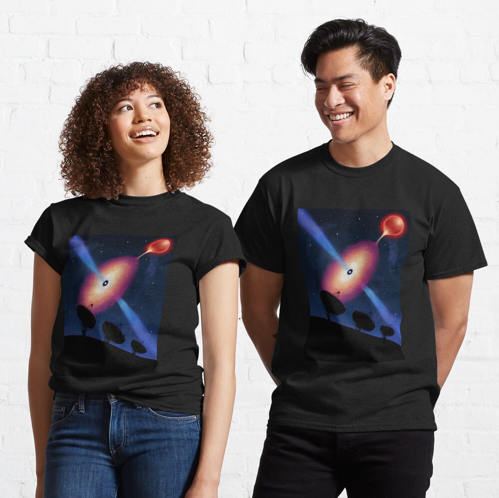 Radio telescopes and a neutron star Classic T-Shirt