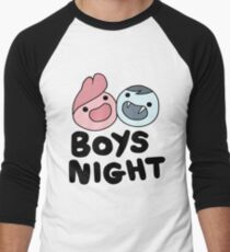 Boy's Night Men's Baseball ¾ T-Shirt