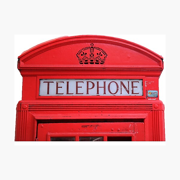 Red telephone box Photographic Print