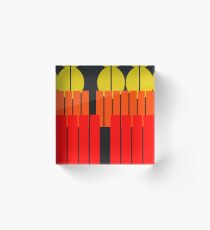 Urban Abstract - Sunset Autumn Acrylic Block