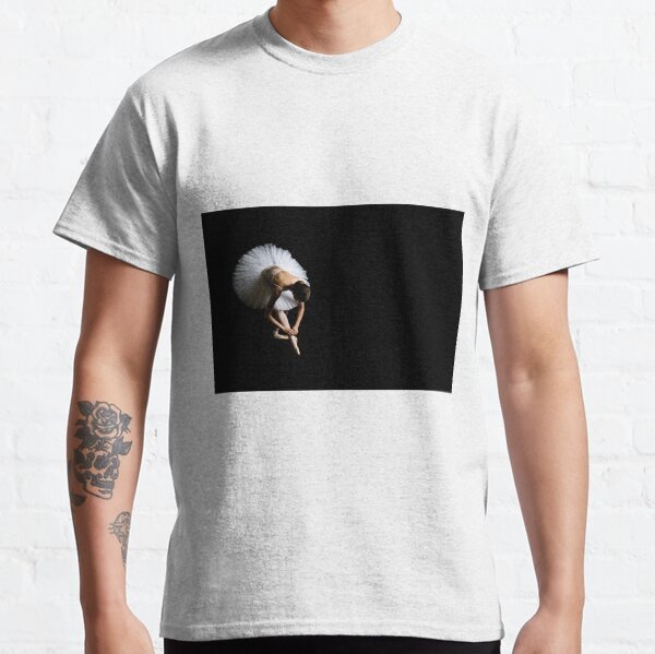 Ballerina Tieing Her Ribbons Classic T-Shirt