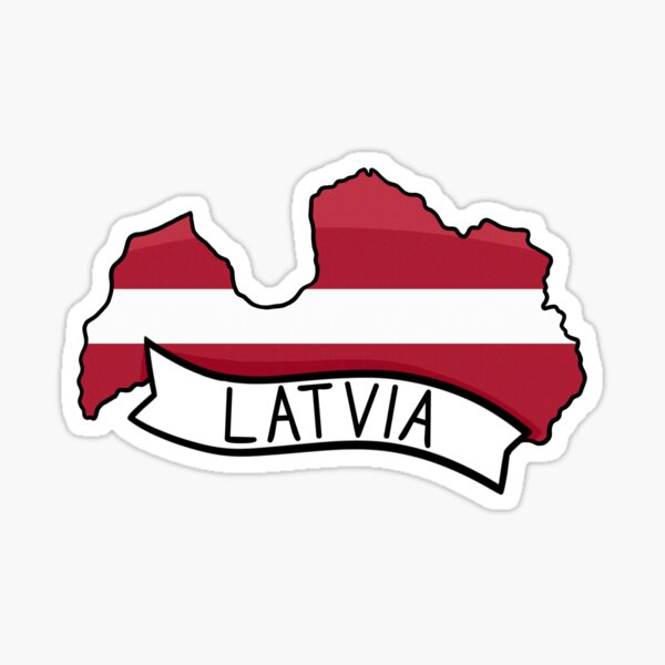  EW Designs Latvian Shocker Sticker Decal Vinyl Latvia LVA LV  Bumper Sticker Vinyl Sticker Car Truck Decal 5 : Automotive