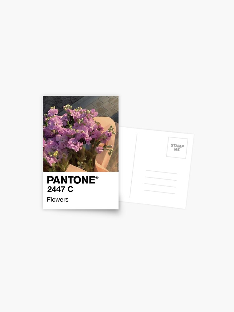 Pantone Monet's Garden Postcard for Sale by beekindstudio