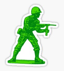 green toy soldier Sticker