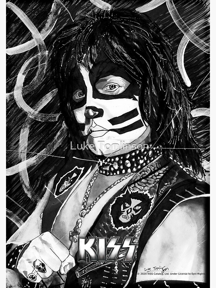Catman - Ink Original (Black and White with Logo) by lucafon18