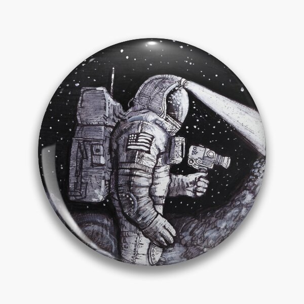 Item preview, Astronaut Inspecting the Moon designed and sold by RafaelMinatto.