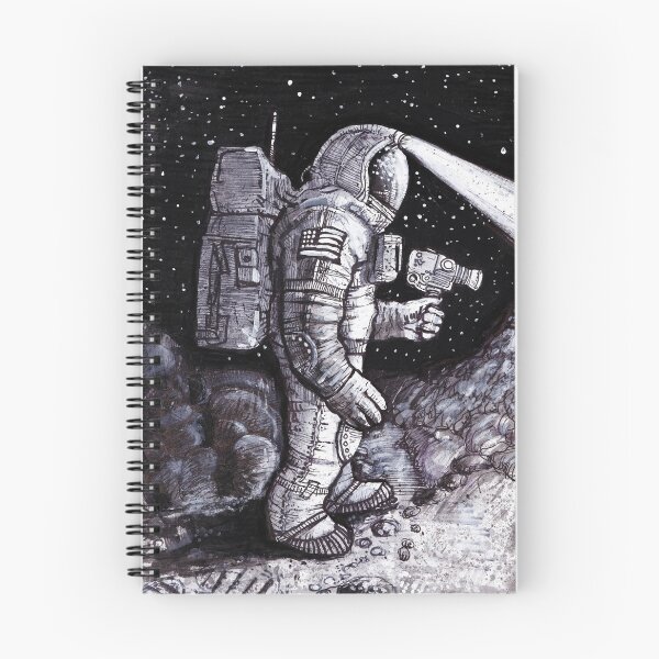 Item preview, Astronaut Inspecting the Moon designed and sold by RafaelMinatto.