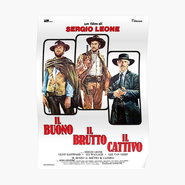 Lo bueno, lo malo y lo feo (HQ, versión original italiana) Póster