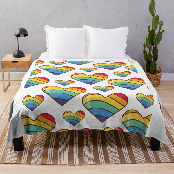 Item preview, Love wins Pride rainbow hearts designed and sold by Delicarte.
