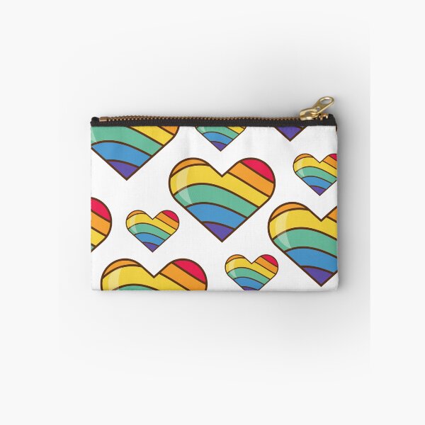 Item preview, Love wins Pride rainbow hearts designed and sold by Delicarte.