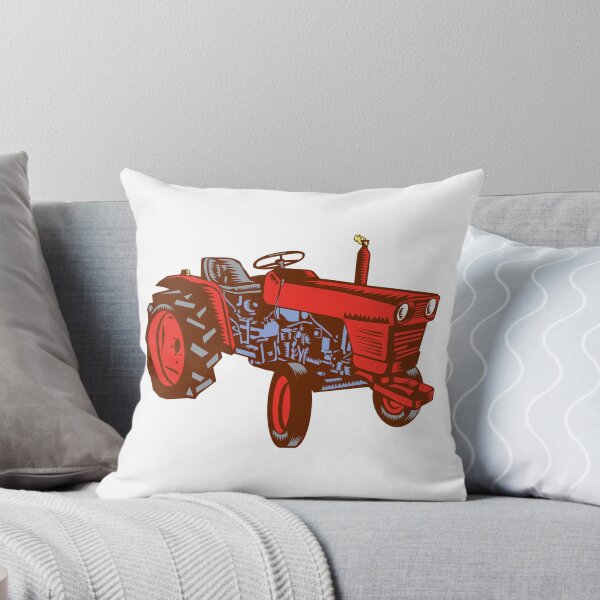 Item preview, Vintage Farm Tractor Side Woodcut designed and sold by patrimonio.