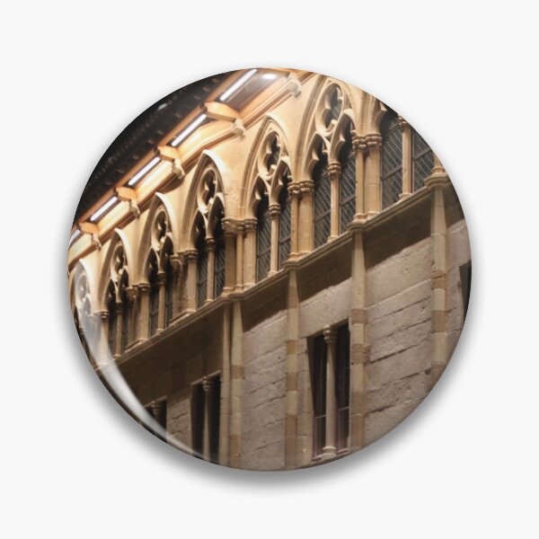 Item preview, Abbey facade and stained glass window	 designed and sold by EstelleRossetti.