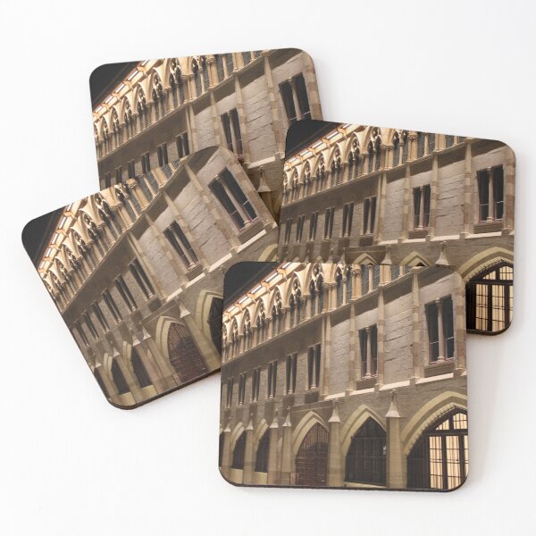 Item preview, Abbey facade and stained glass window	 designed and sold by EstelleRossetti.